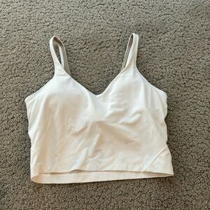 White Lululemon align tank